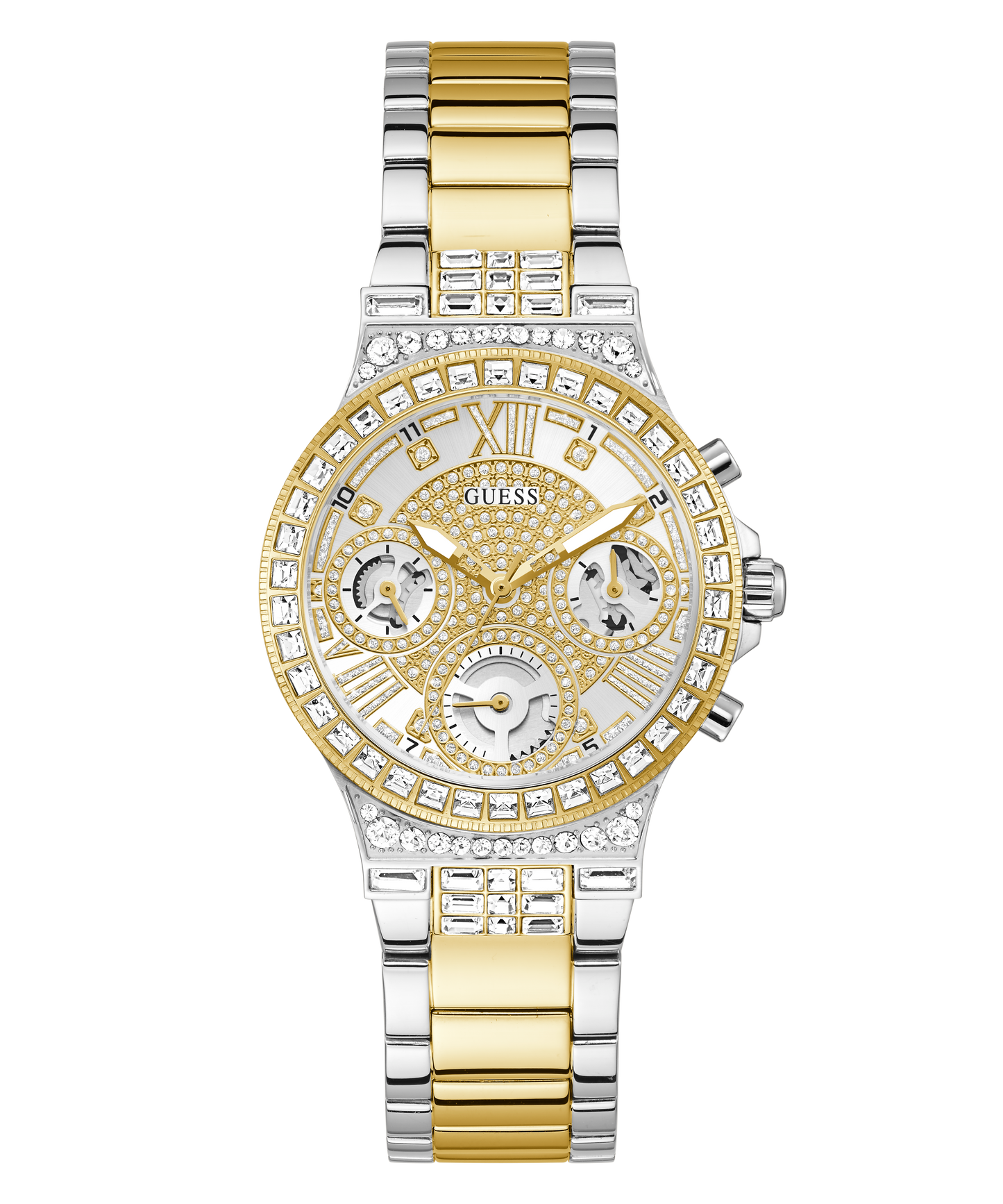 Guess Moonlight Ladies 2-Tone Multi-function Watch