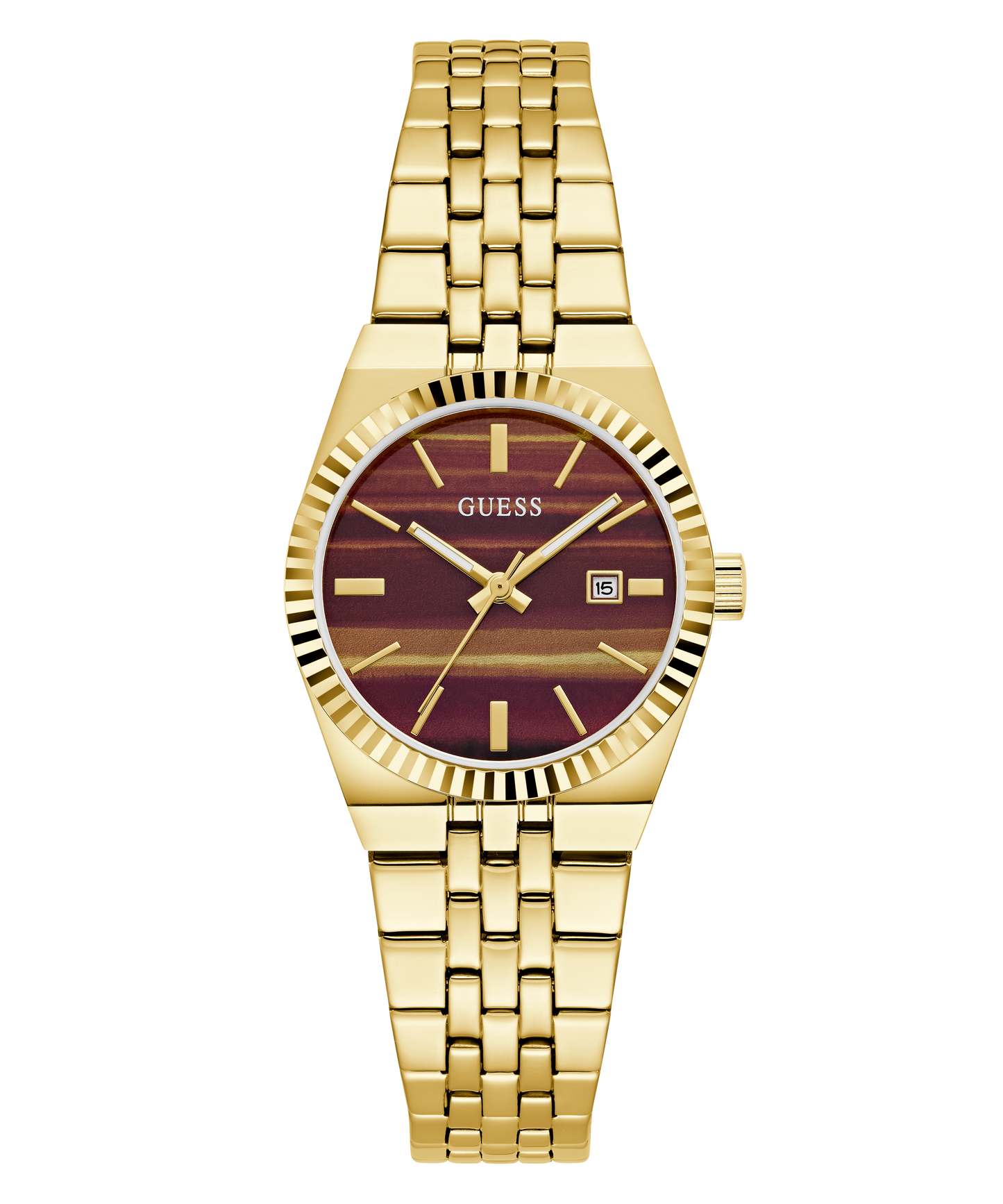 GUESS Ladies Gold-Tone Analogue Watch