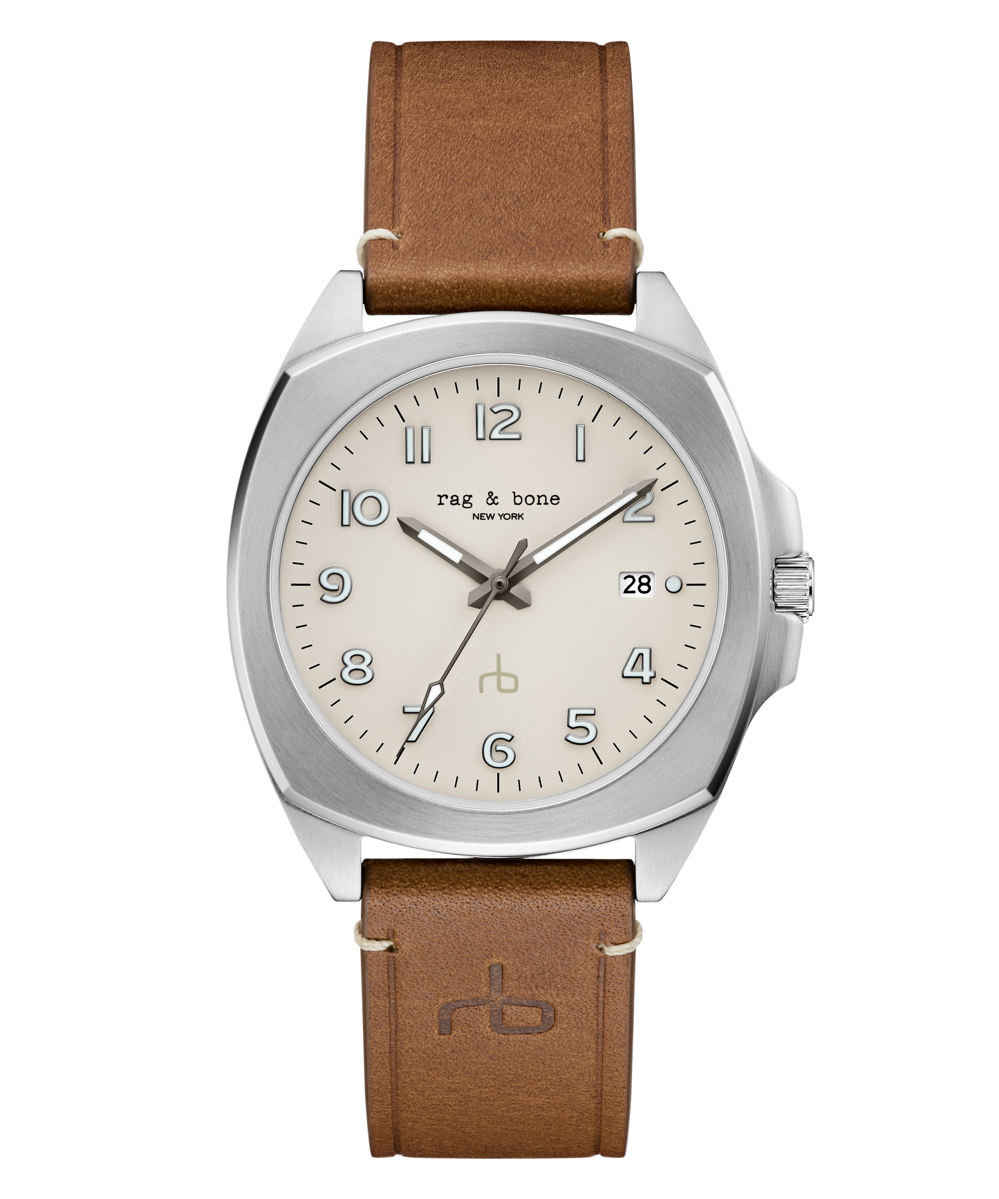 Rag & Bone Bleeker Silver-Tone Analogue Watch