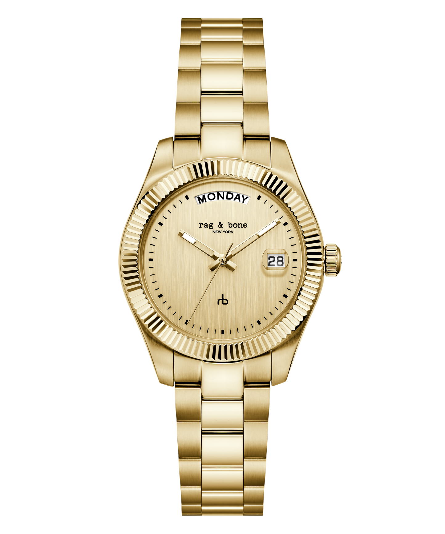 Rag & Bone Lex Gold-Tone Analogue Watch
