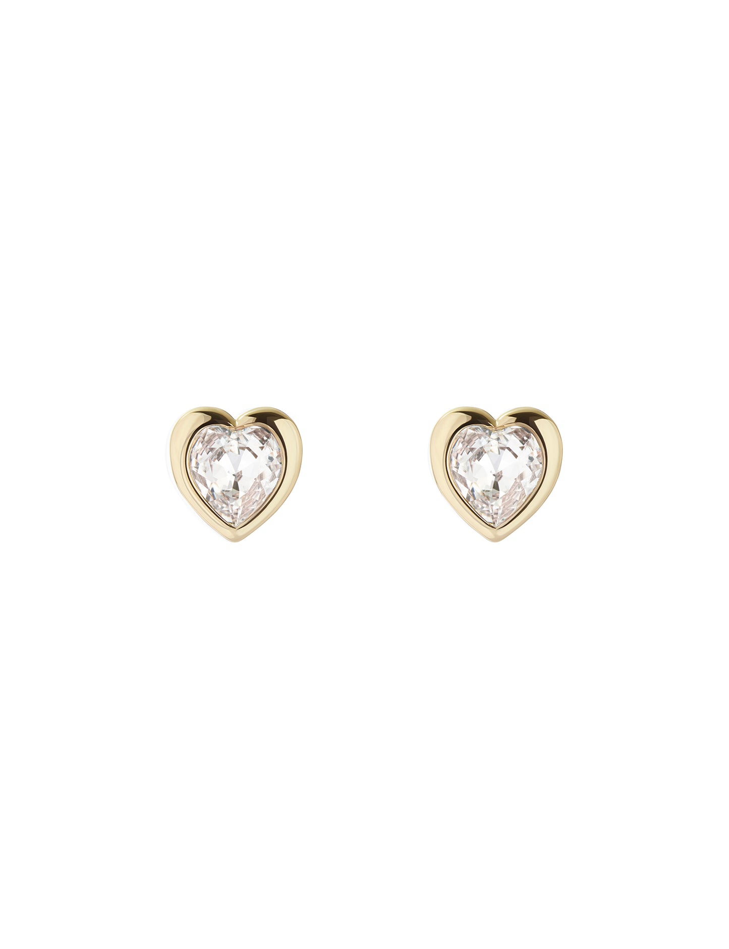 HAN: Crystal Heart Stud Earrings