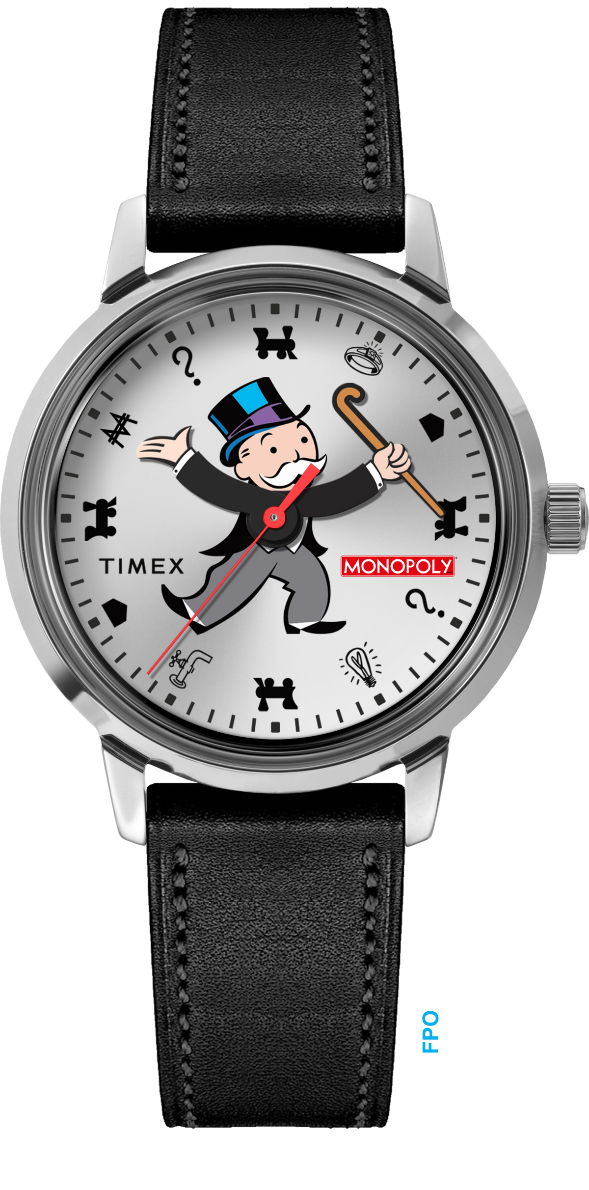 Timex x Monopoly Marlin® 38mm Leather Strap Watch