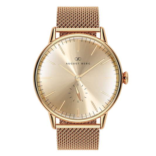 Serenity 40mm Gold Plated Mesh Watch