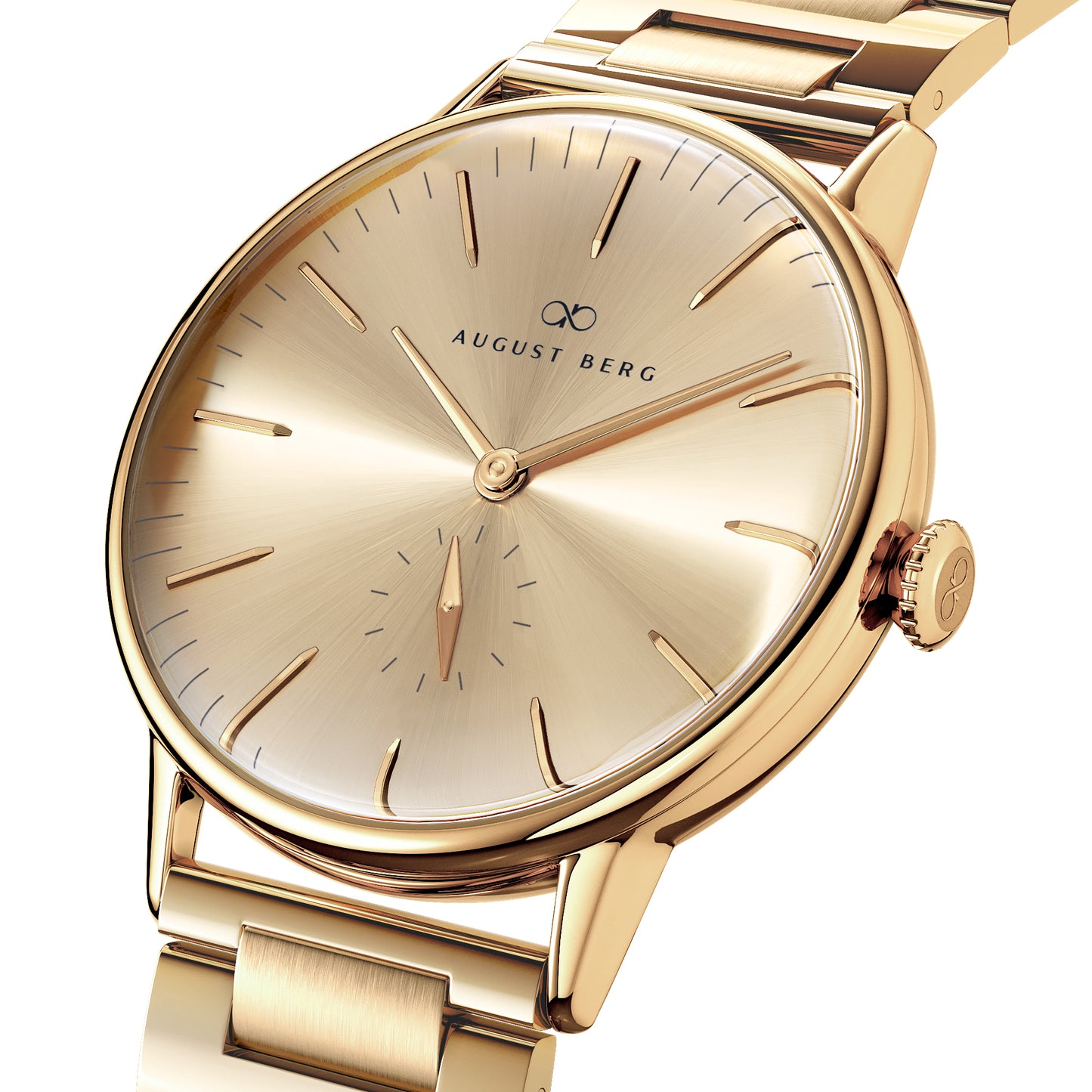 Serenity Link 40mm Champagne Gold Watch