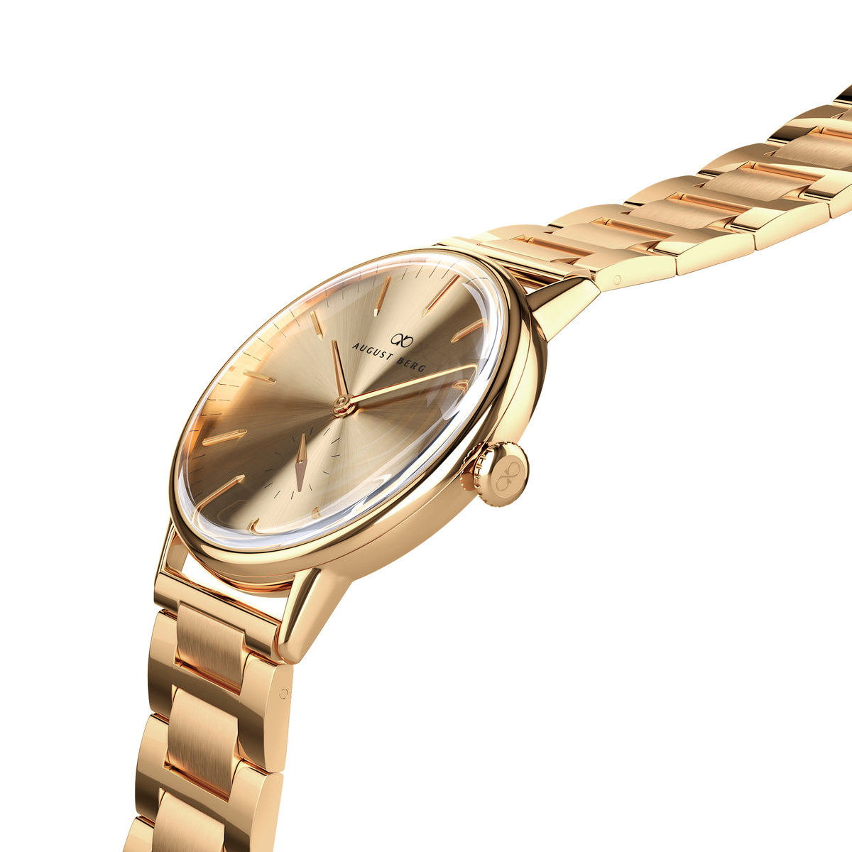 Serenity Link 40mm Champagne Gold Watch