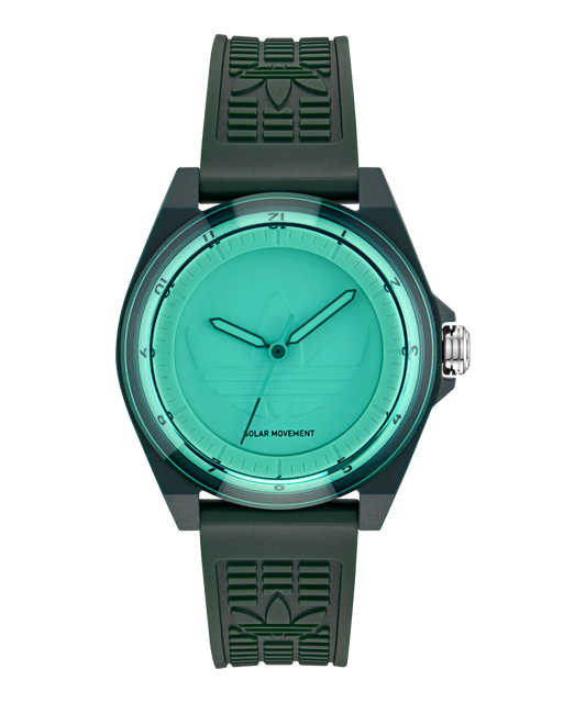 Project Four Solar Green Resin Watch