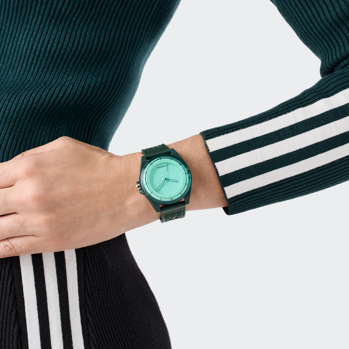 Project Four Solar Green Resin Watch