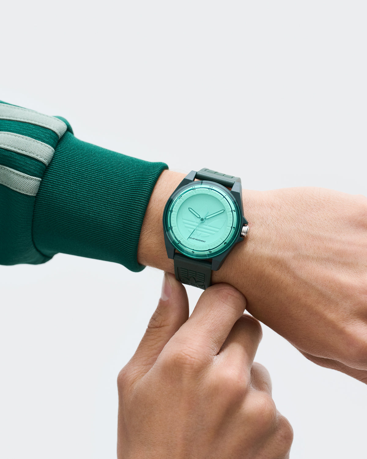 Project Four Solar Green Resin Watch