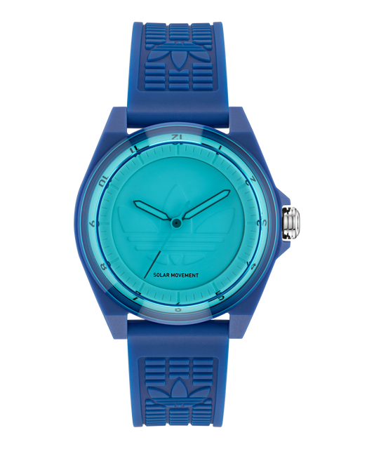 Project Four Solar Blue Resin Watch