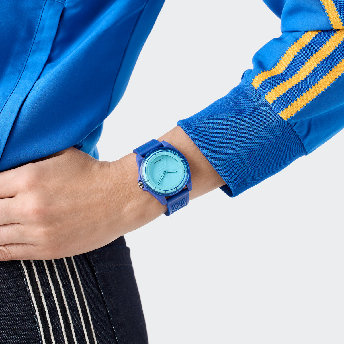 Project Four Solar Blue Resin Watch