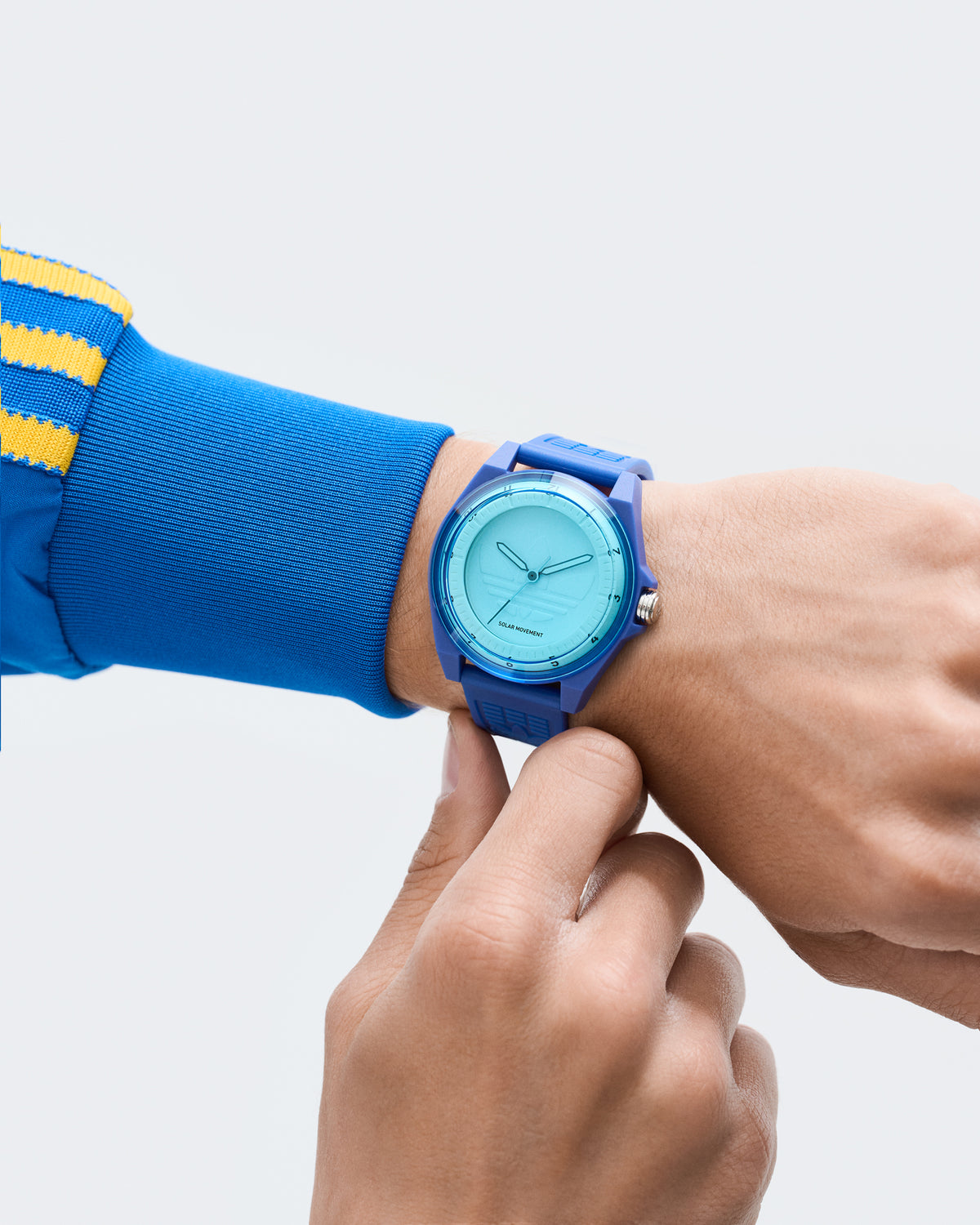Project Four Solar Blue Resin Watch