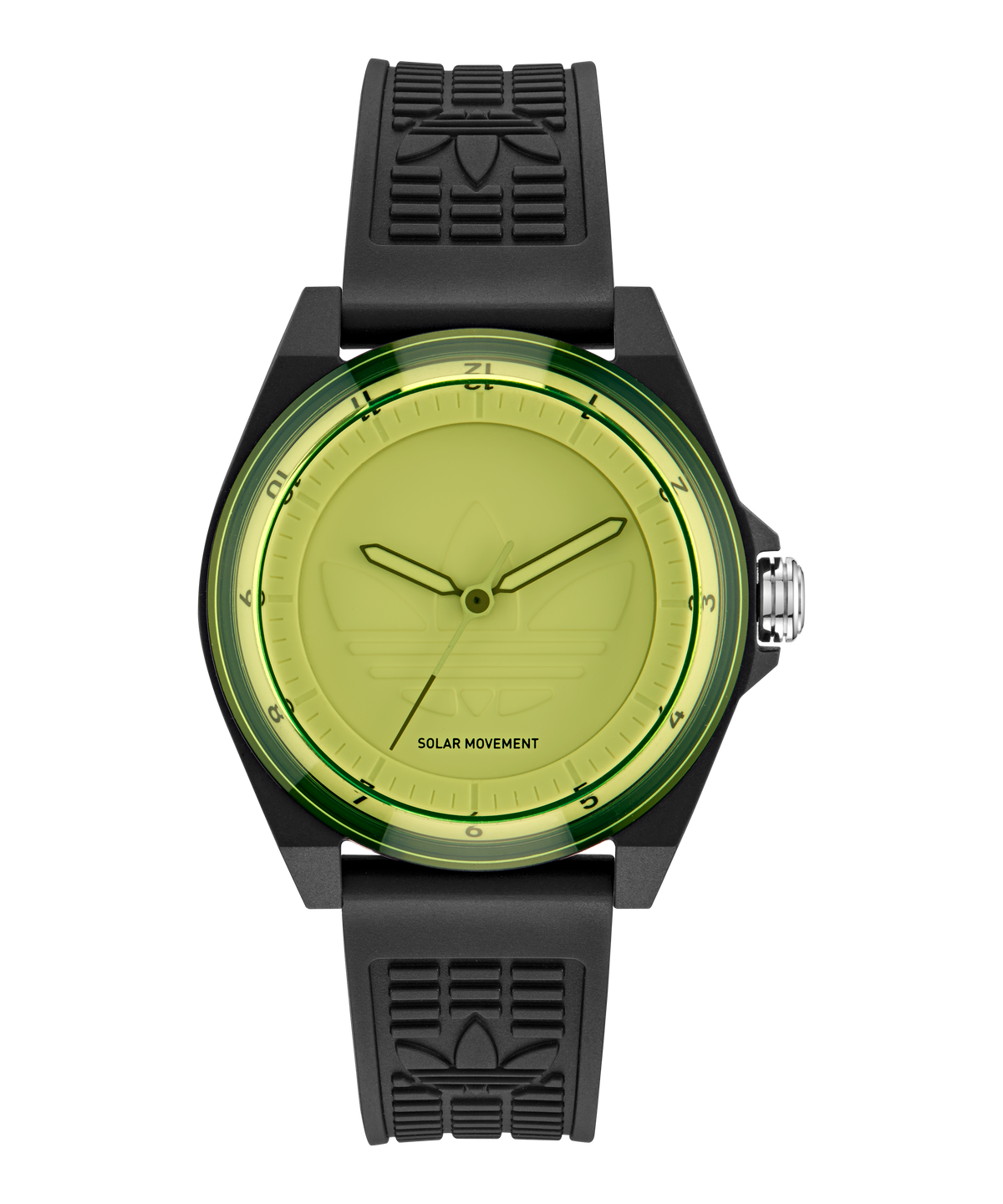 Project Four Solar Yellow Black Resin Watch