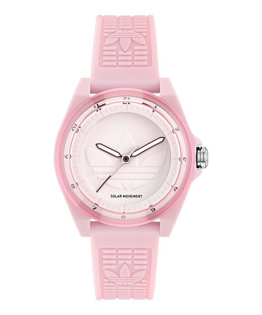 Project Four Solar Pink Resin Watch