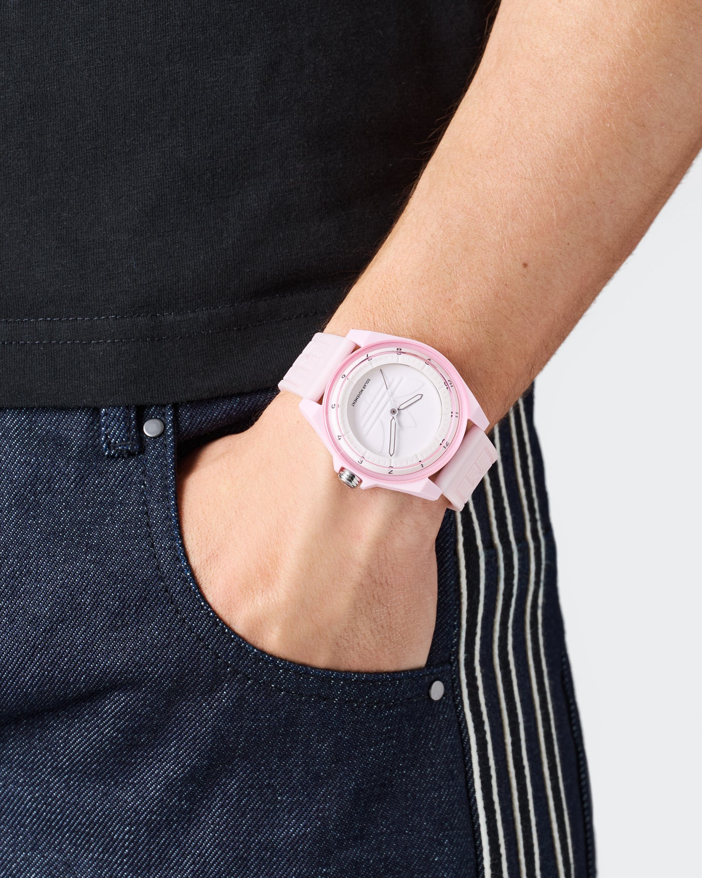 Project Four Solar Pink Resin Watch