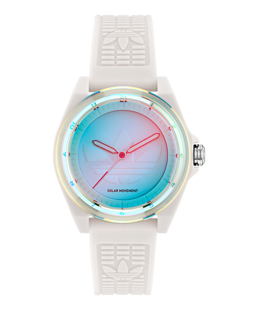 Project Four Solar White Resin Watch