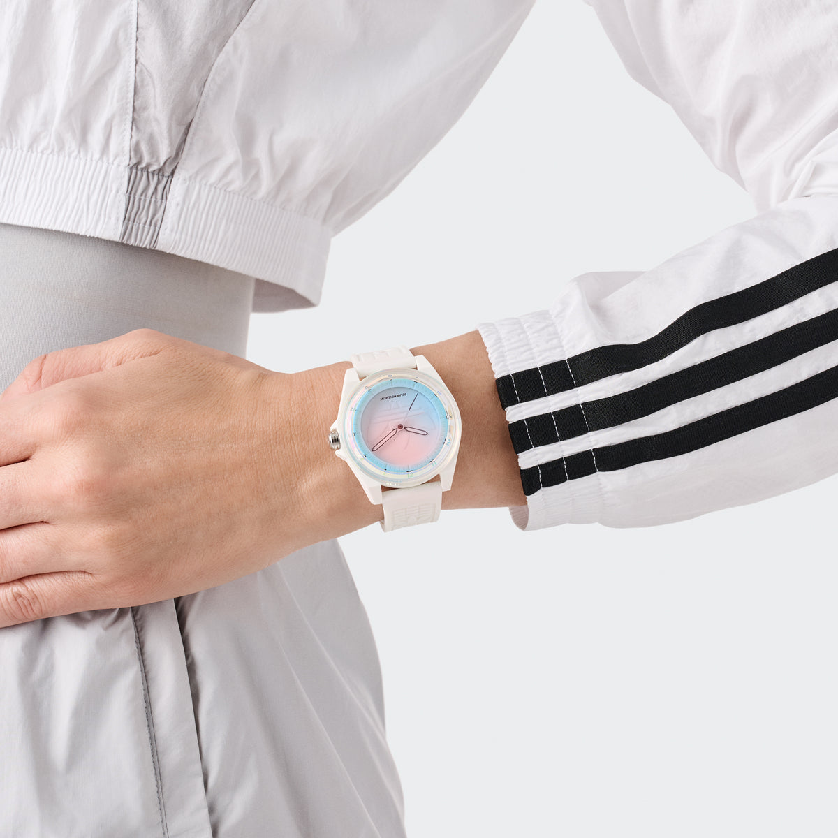 Project Four Solar White Resin Watch