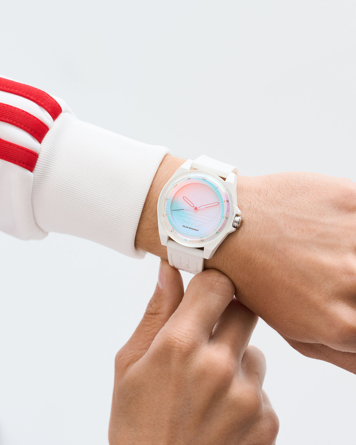 Project Four Solar White Resin Watch