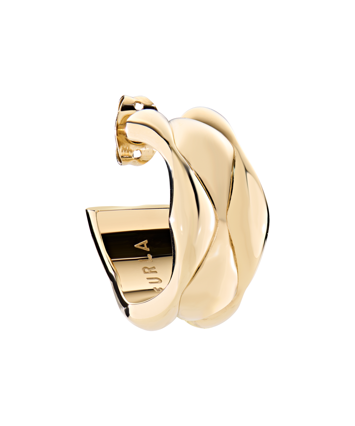 Furla Mionido Gold-Tone Hoop Earrings