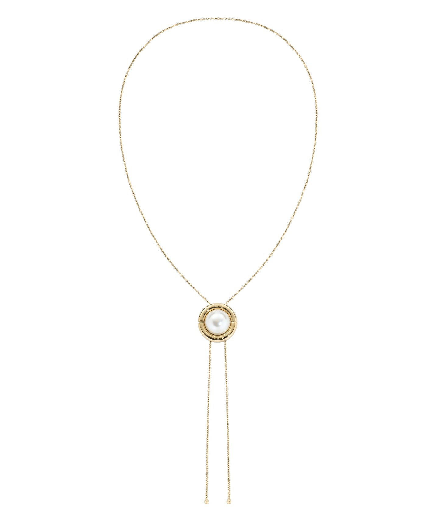 Miasfera Iconic Pearl Gold-Tone Long Necklace
