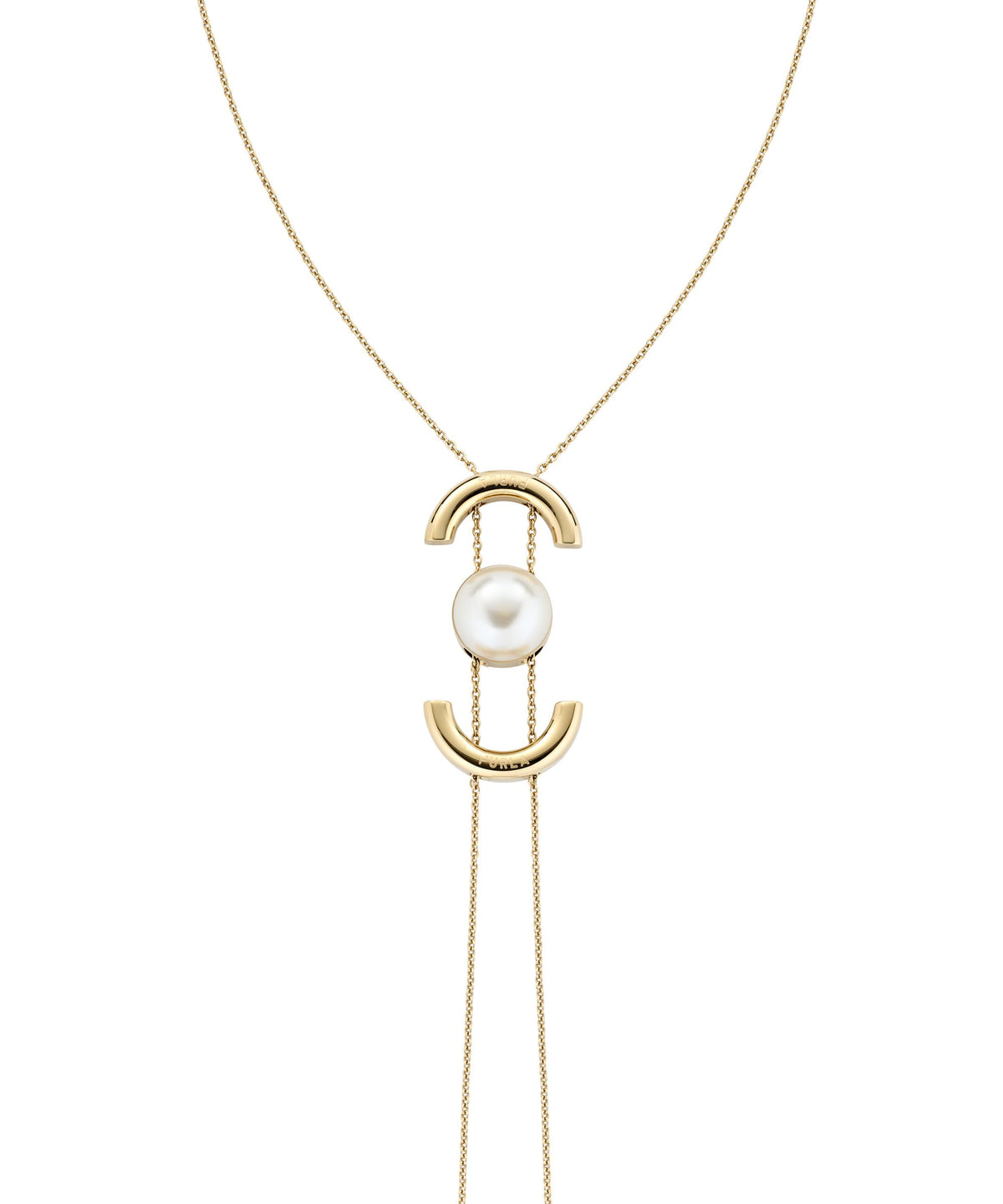 Miasfera Iconic Pearl Gold-Tone Long Necklace