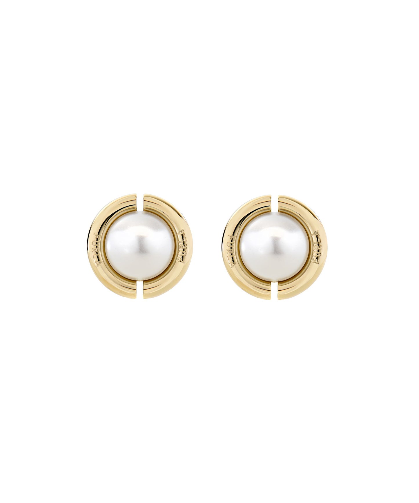Miasfera Iconic Pearl Gold-Tone Stud Earrings
