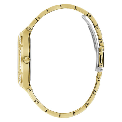 Guess Cosmo Gold & Green Ladies Watch