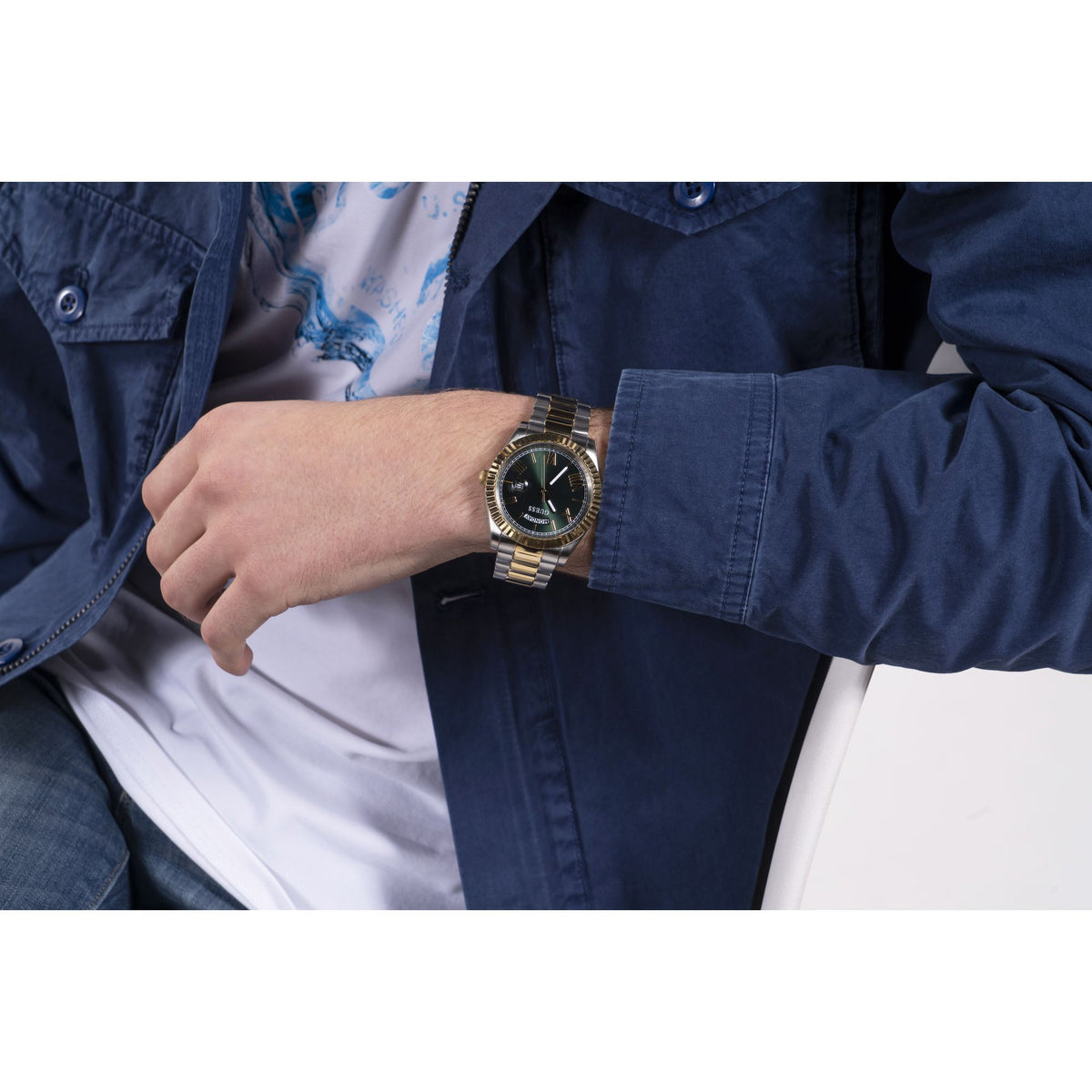 Guess Connoisseur Two Tone Gents Watch