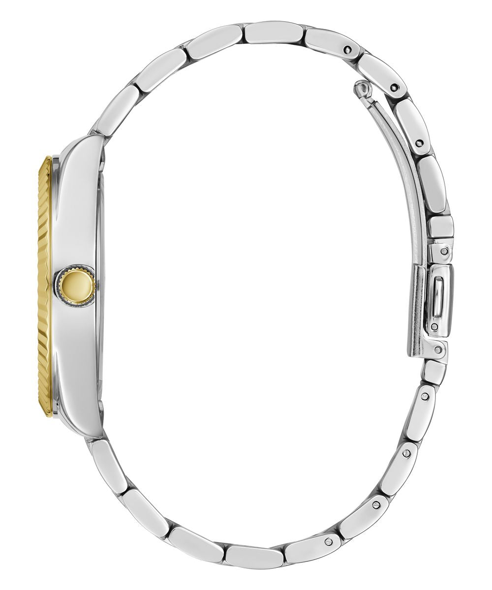 Guess Luna Two Tone & Green Ladies Watch
