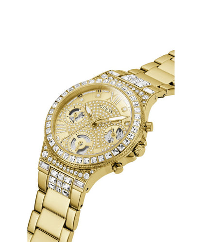 GUESS Ladies Gold Tone Multi-function Watch