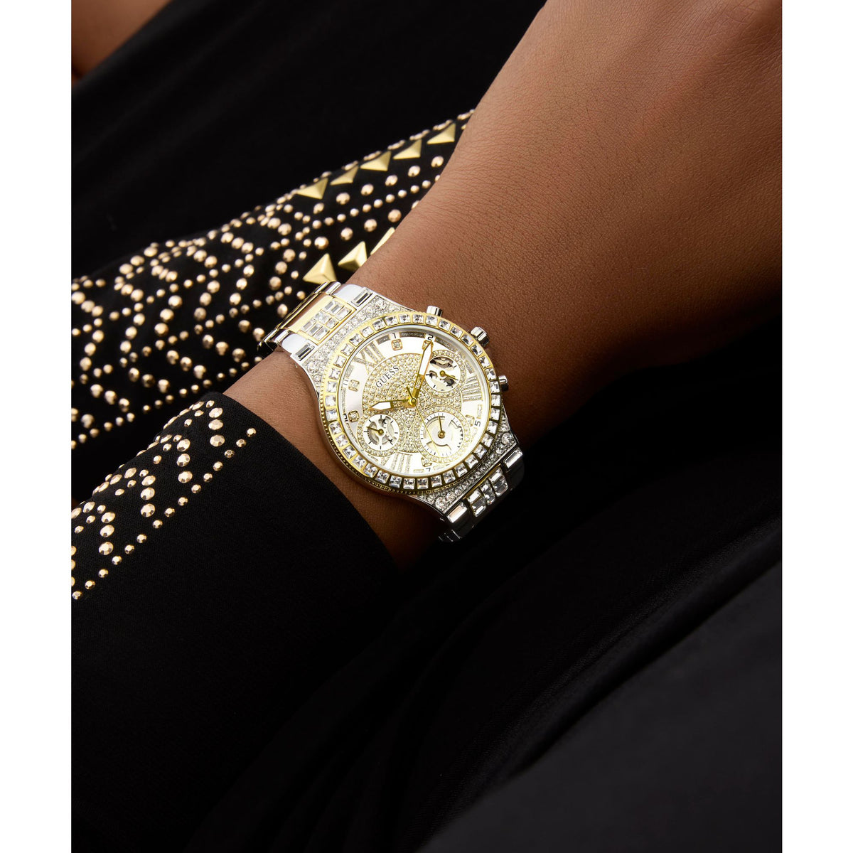 Guess Moonlight Ladies 2-Tone Multi-function Watch