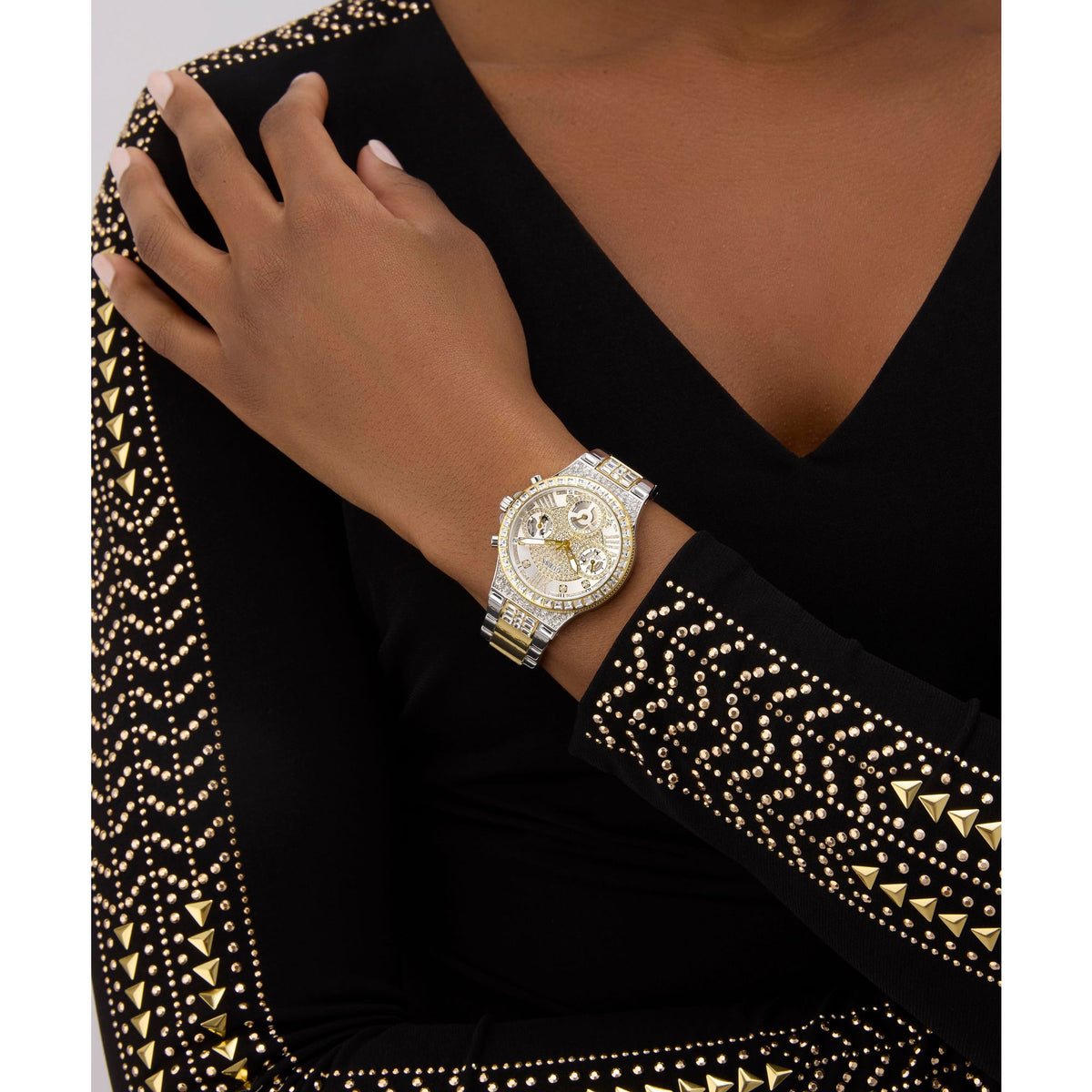 Guess Moonlight Ladies 2-Tone Multi-function Watch