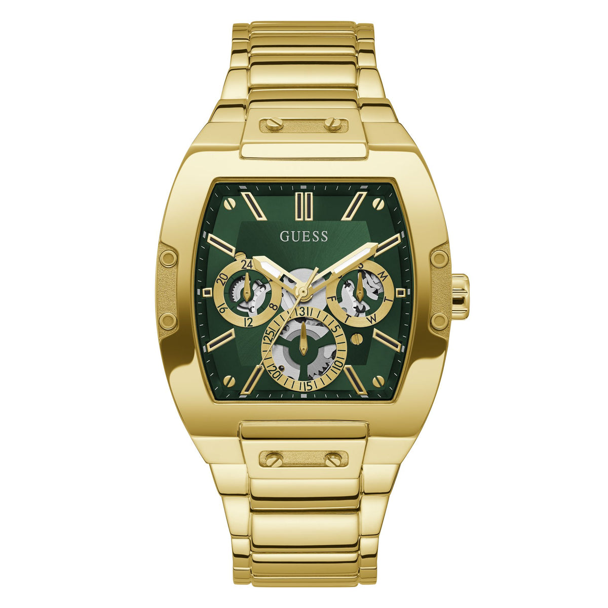 Guess Phoenix Gold Tone & Green