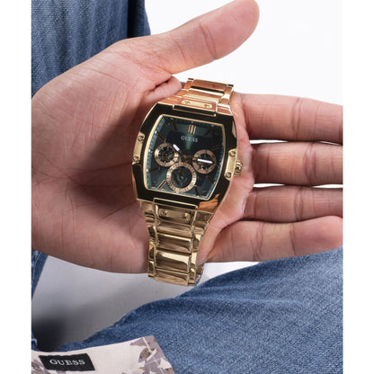 Guess Phoenix Gold Tone & Green