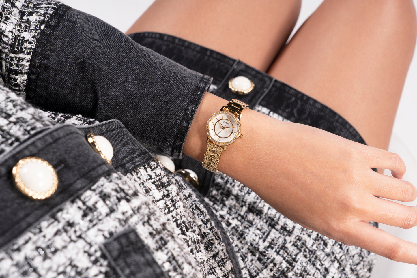 Guess Melody Gold Tone