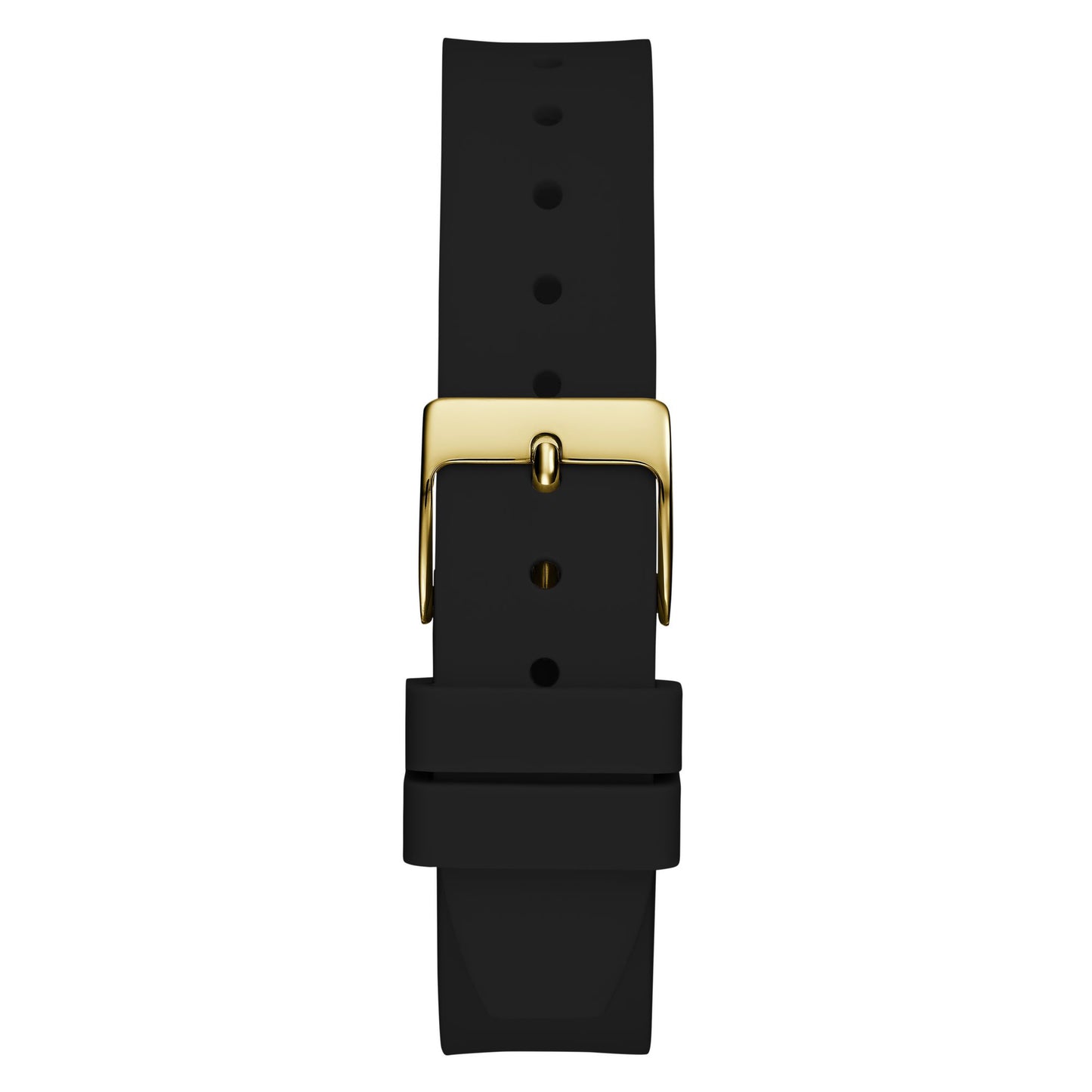 Eve Gold-tone 32mm Green Dial Ladies Watch with Black Silicone Strap