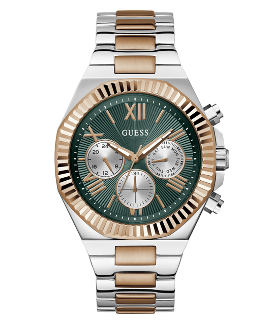 GUESS Mens 2-Tone Multifunction Watch