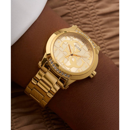 Guess Ladies Gold Tone 36mm Analogue Watch