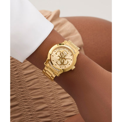 Guess Ladies Gold Tone 36mm Analogue Watch