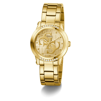 Guess Ladies Gold Tone 36mm Analogue Watch