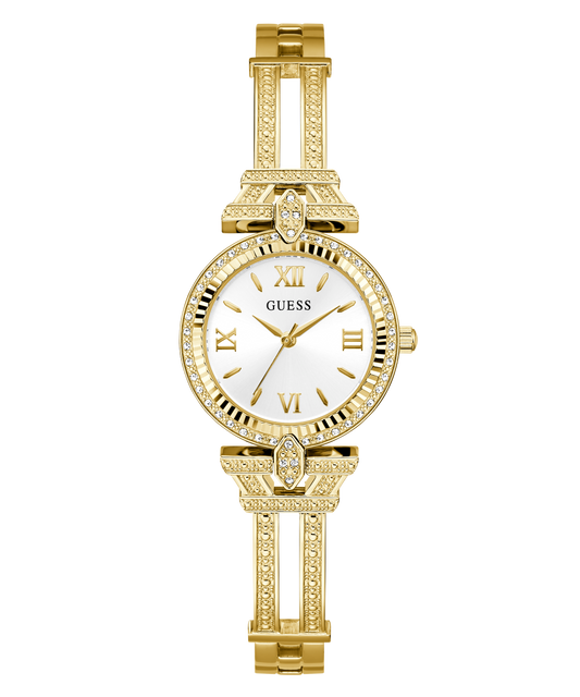 Guess Ladies Gold Tone 28mm Analogue Watch
