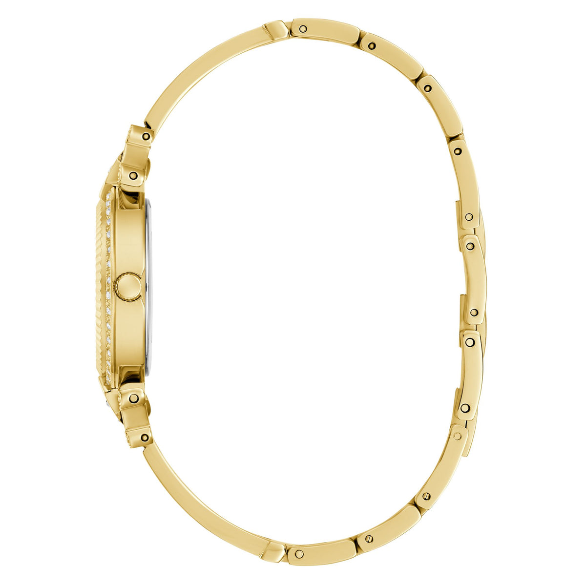 Guess Ladies Gold Tone 28mm Analogue Watch