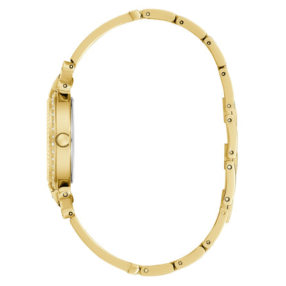 Guess Ladies Gold Tone 28mm Analogue Watch