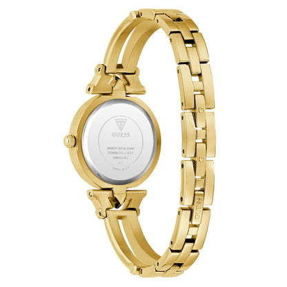 Guess Ladies Gold Tone 28mm Analogue Watch