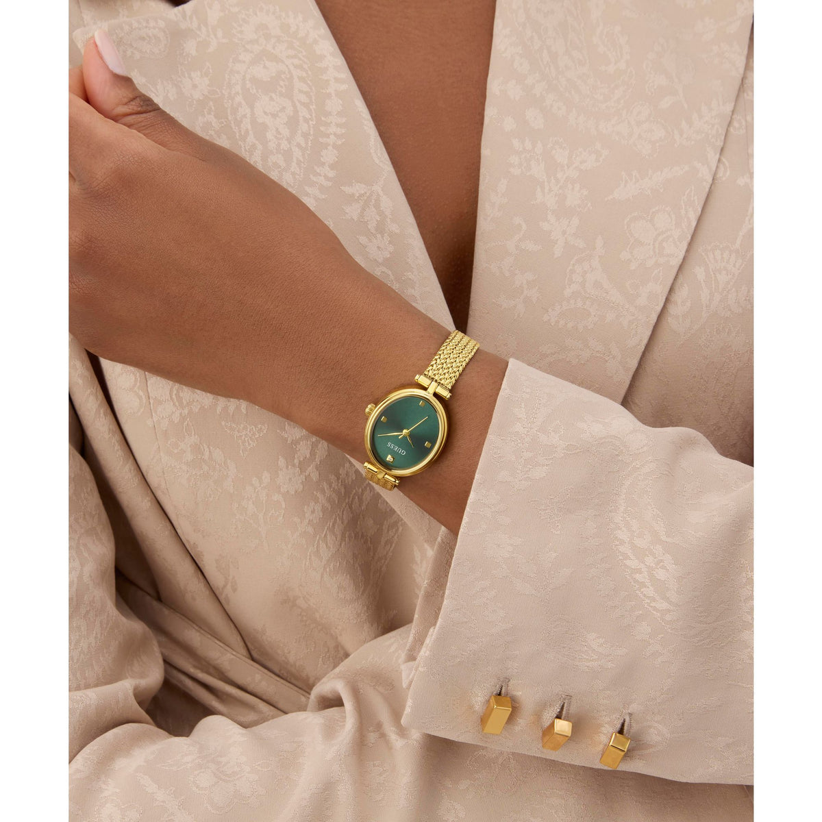 Guess Ruby Ladies Gold Tone Analogue Watch
