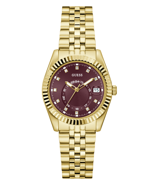 GUESS Ladies Gold-Tone Analogue Watch