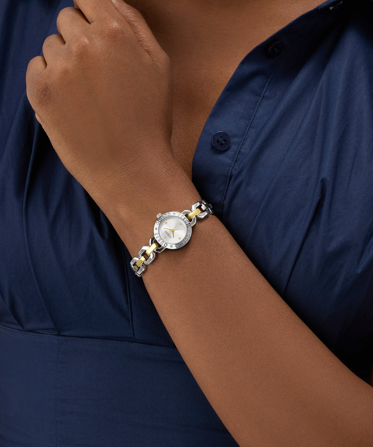 GUESS Ladies 2-Tone Analogue Watch
