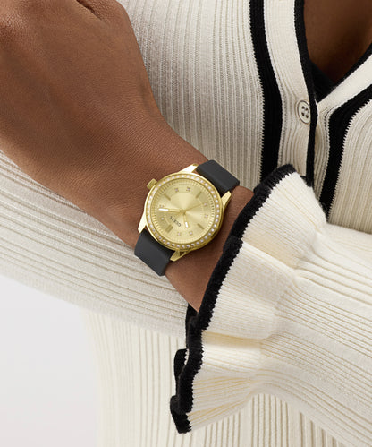 GUESS Ladies Gold-Tone Analogue Watch