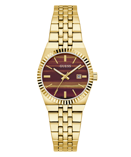 GUESS Ladies Gold-Tone Analogue Watch