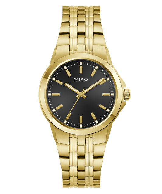 GUESS Mens Gold-Tone Analogue Watch