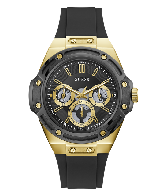 GUESS Mens Black Multifunction Watch